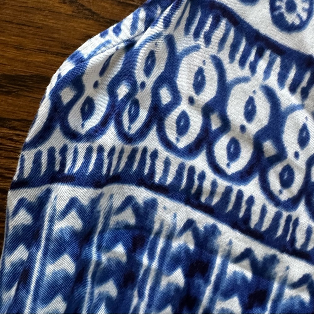 beachlunchlounge summer dress Blue and White Sleeveless Summer Dress - Picture 6 of 14